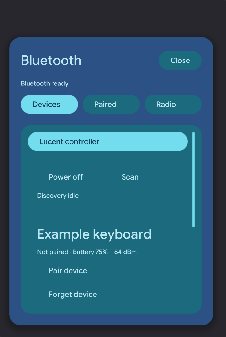 Bluetooth production visual-test fixture